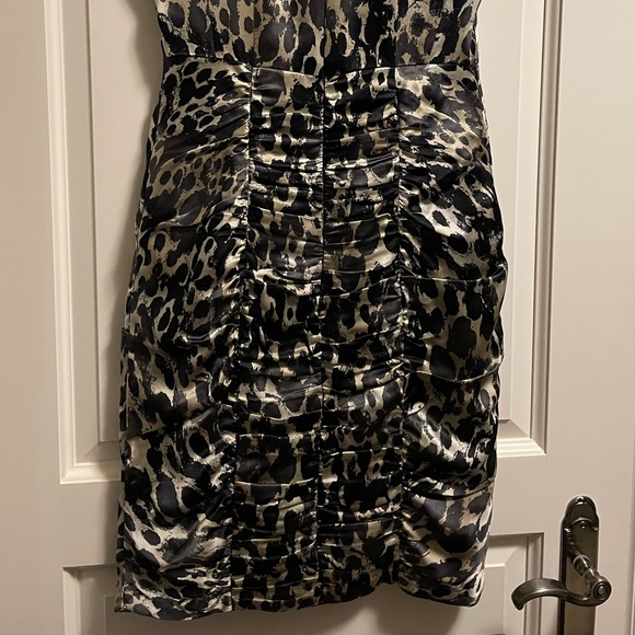Nanette Lepore silk rouched cocktail dress - Picture 3 of 5